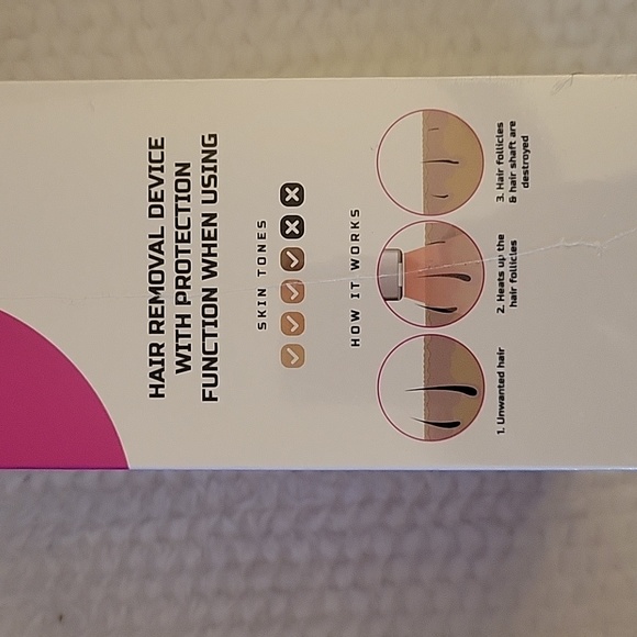 Leo Veo Hair Removal Device 5 stage strength Face Underarm Arms Back Legs NEW - Picture 4 of 4